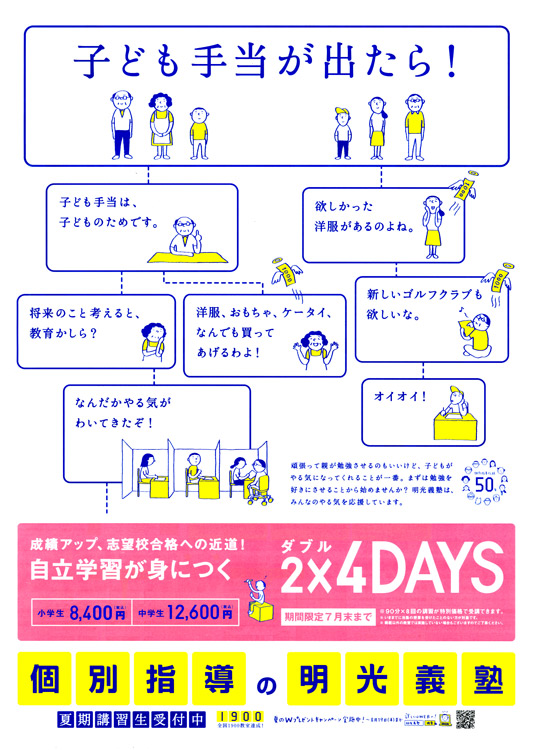新しいロゴとマンガでイメージを一新した 明光義塾の広告 広告朝日 朝日新聞社メディアビジネス局