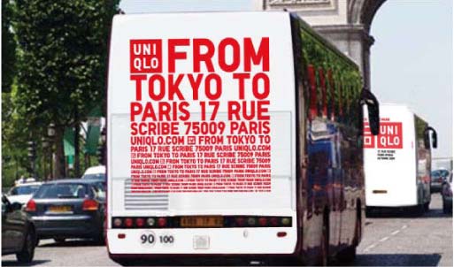 オープンを告知する交通広告をパリ市内で展開（イメージ）