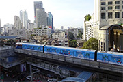 タイ・バンコクの高架鉄道